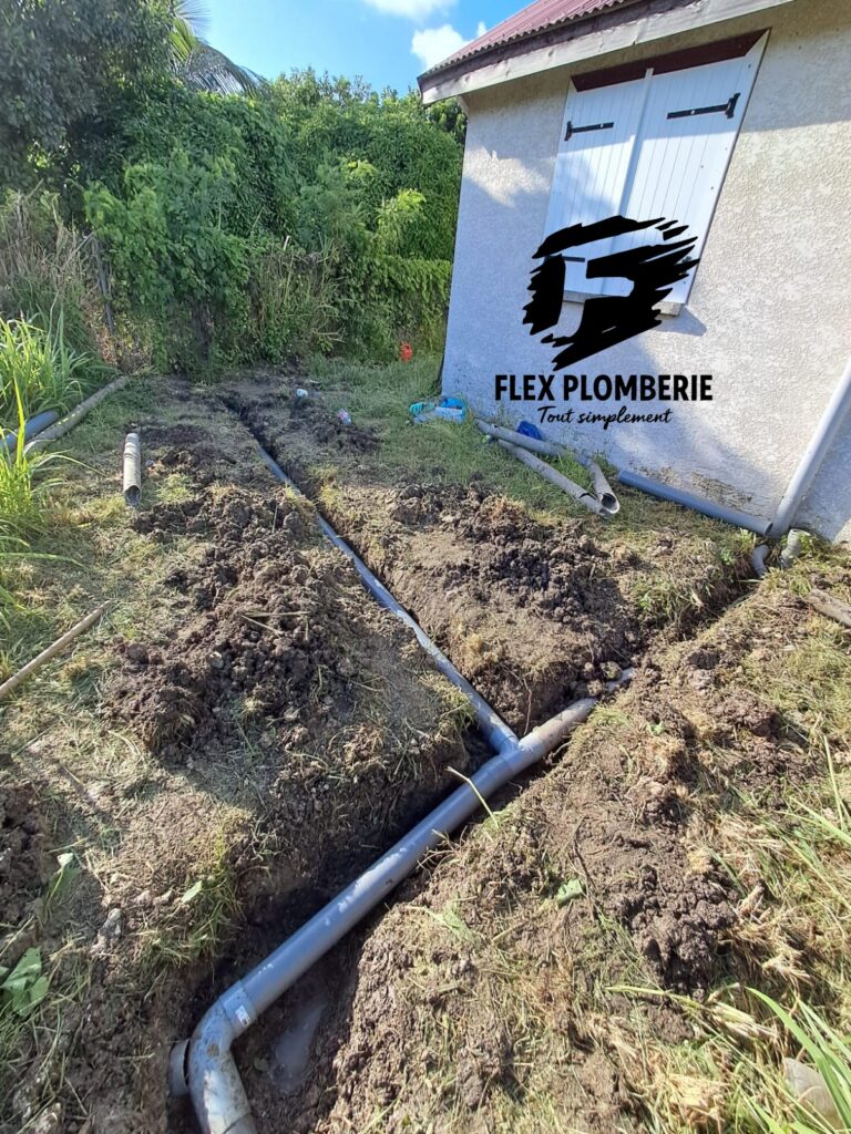 Evacuation de canalisation